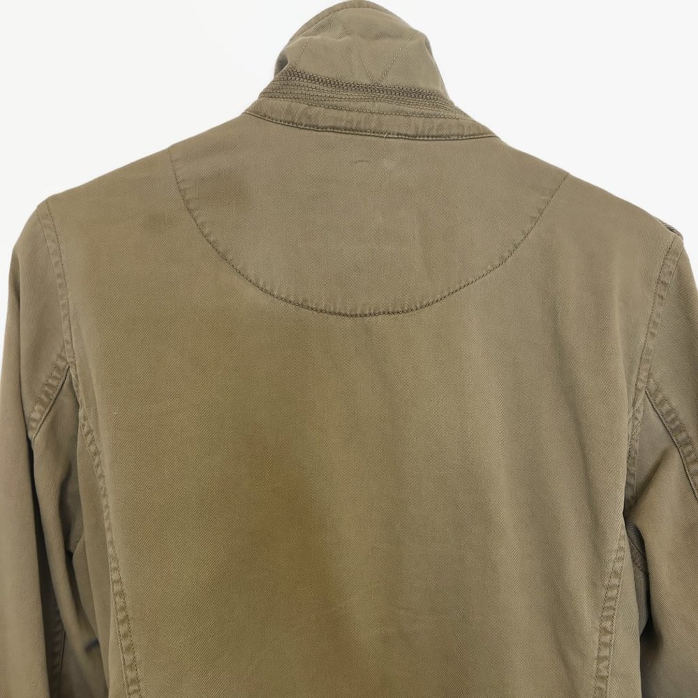 New Haven Supply Chino Jacket XS Tan Twill Cargo Pockets Cinch Waist - Picture 8 of 13